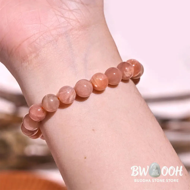 Buddha Stones Sun Stone Positive Bracelet - Sun Stone(Wrist Circumference: 14-16cm) - Bracelet