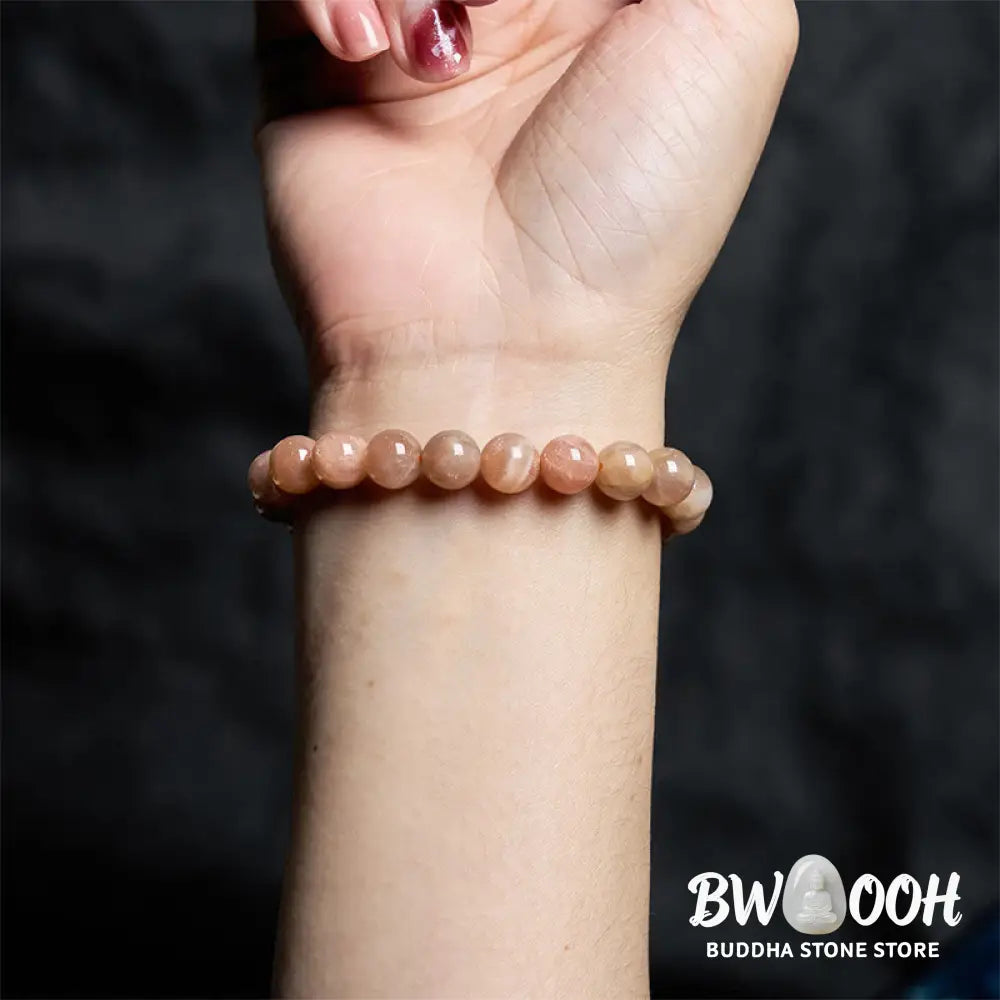 Buddha Stones Sun Stone Positive Bracelet - Sun Stone(Wrist Circumference: 14-16cm) - Bracelet