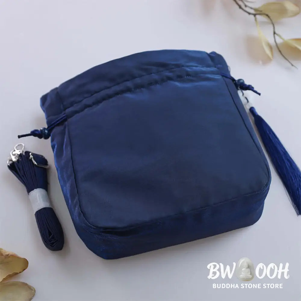 Buddha Stones Suzhou Embroidery Rabbit Lotus Epiphyllum Peony Magnolia Silk Tote Crossbody Bag Shoulder Bag Handbag