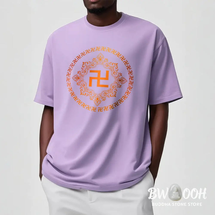 Buddha Stones Swastika Tee T-shirt - T-Shirts
