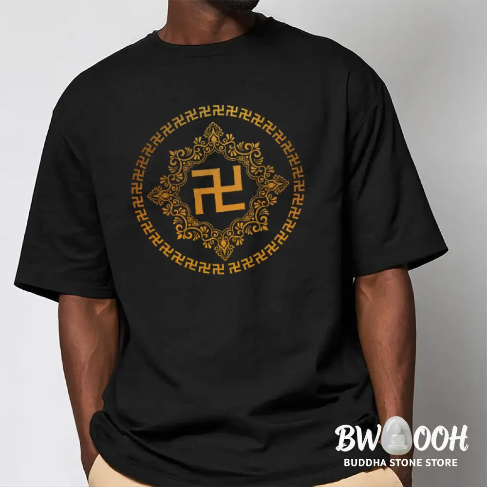 Buddha Stones Swastika Tee T-shirt - T-Shirts