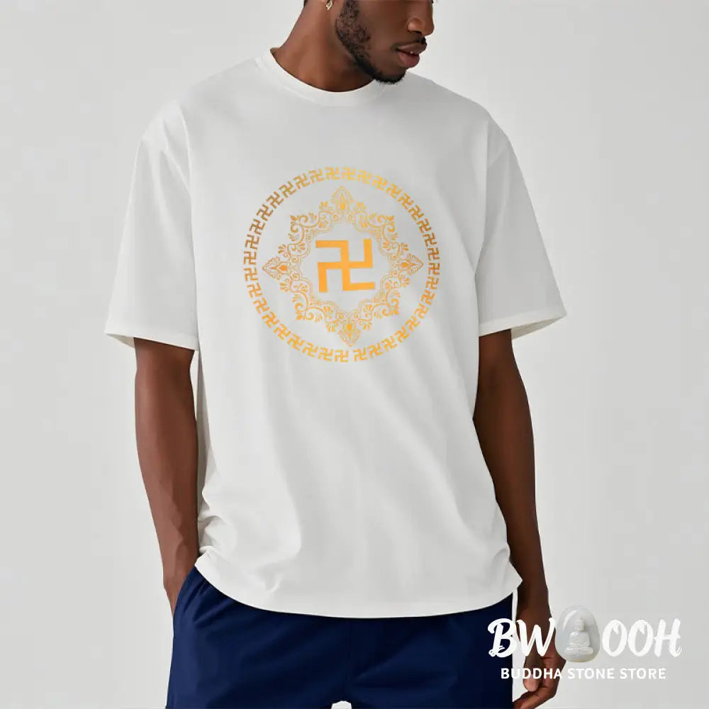 Buddha Stones Swastika Tee T-shirt - T-Shirts