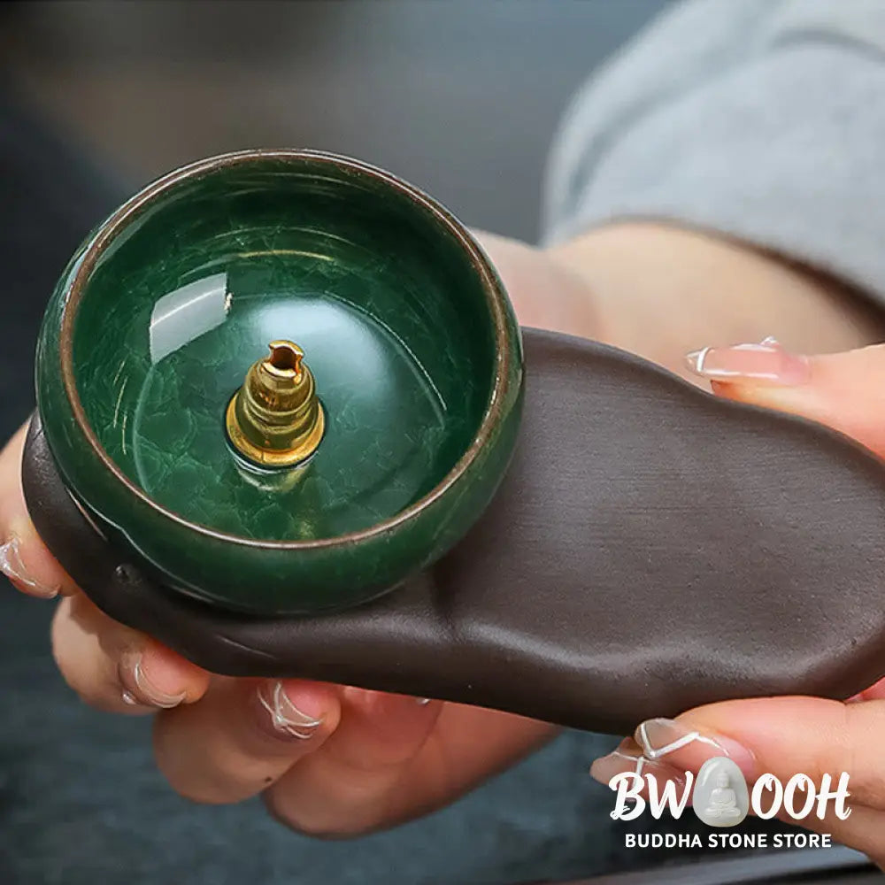 BWOOOH ceramic incense burner - Tang Dynasty Lady Food Healing Cera