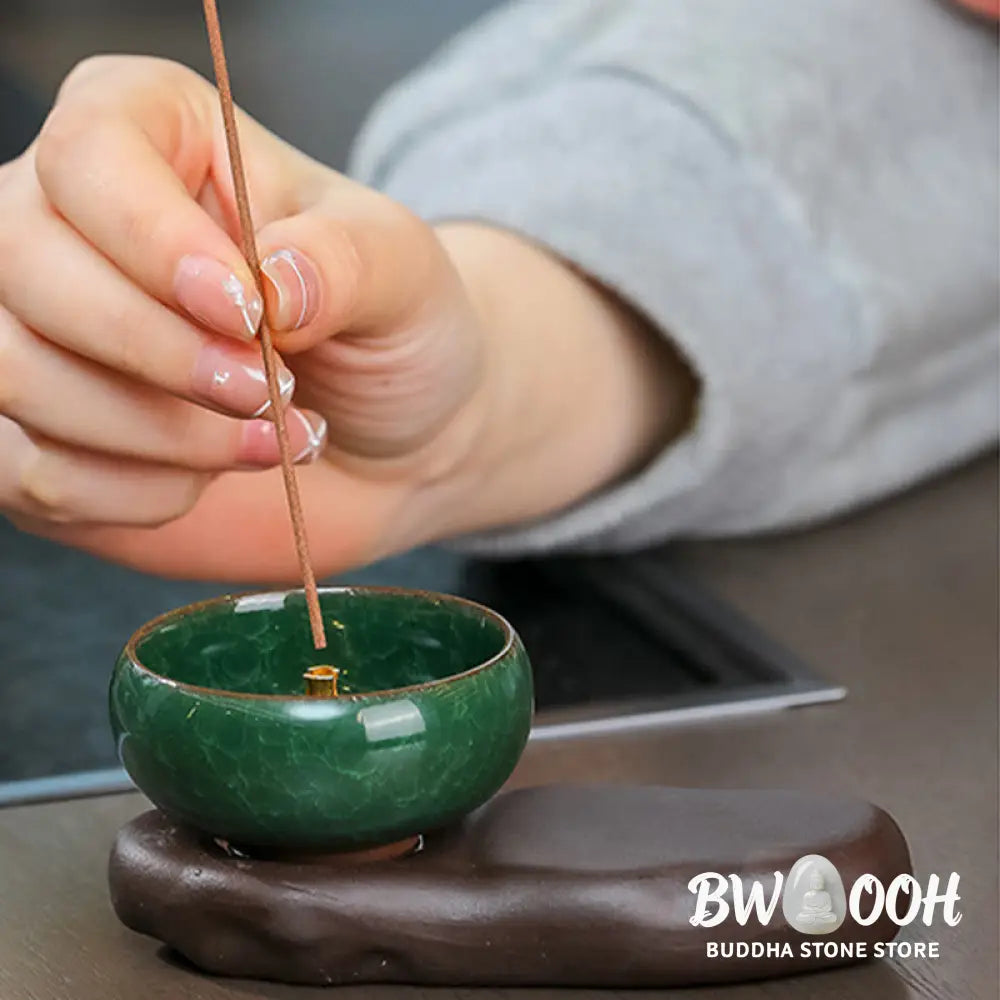 BWOOOH ceramic incense burner - Tang Dynasty Lady Food Healing Cera