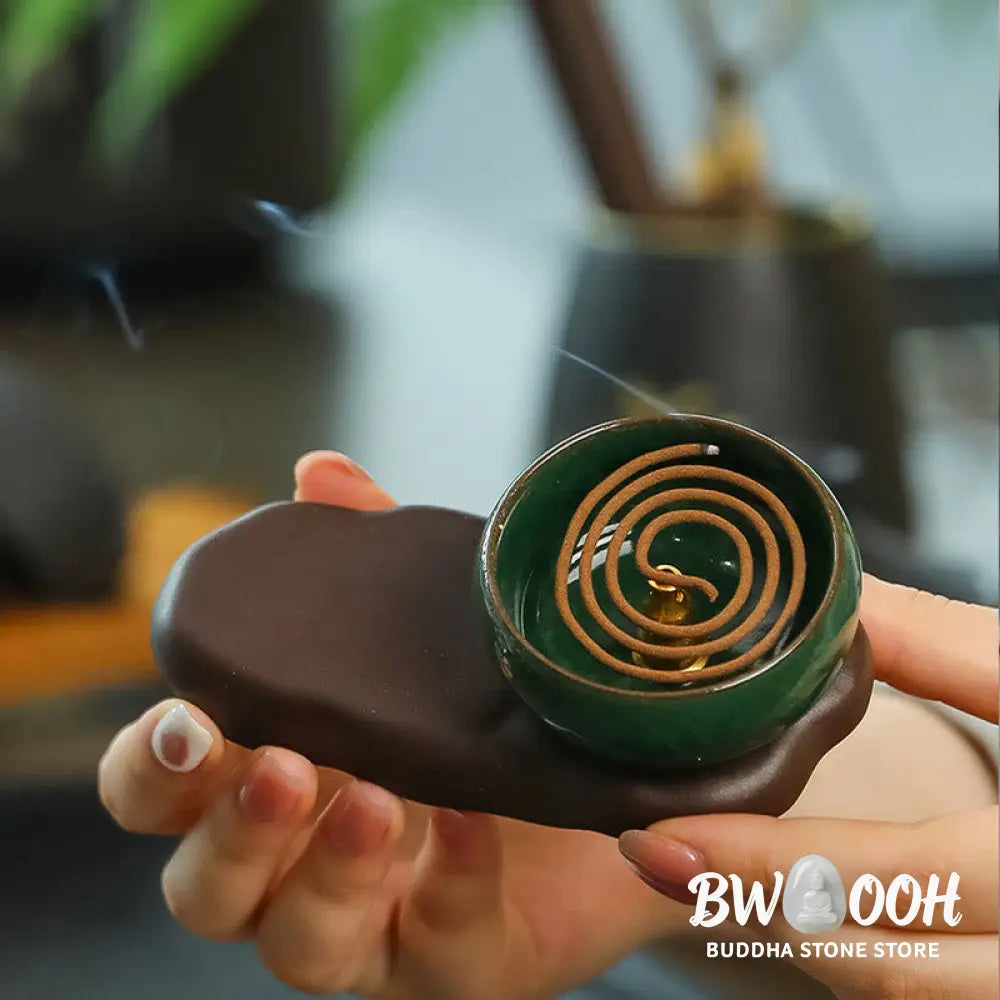 BWOOOH ceramic incense burner - Tang Dynasty Lady Food Healing Cera
