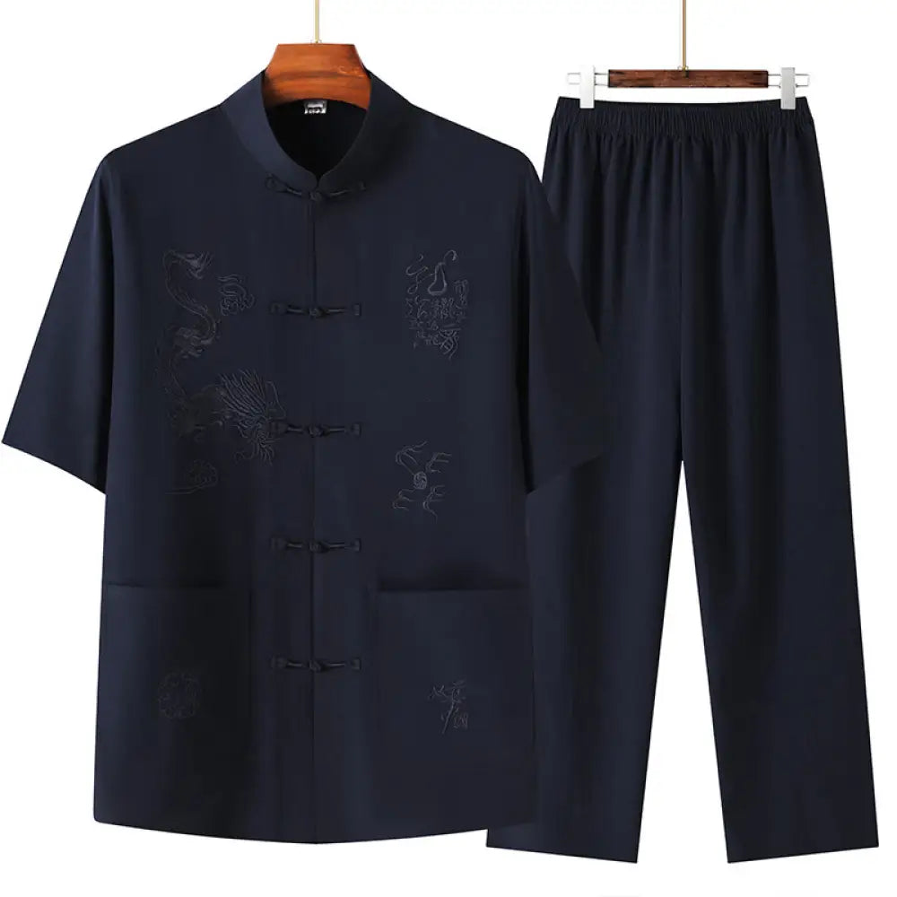 BWOOOH printed yoga pants - Tang Suit Hanfu Chinese Dragon Tradition