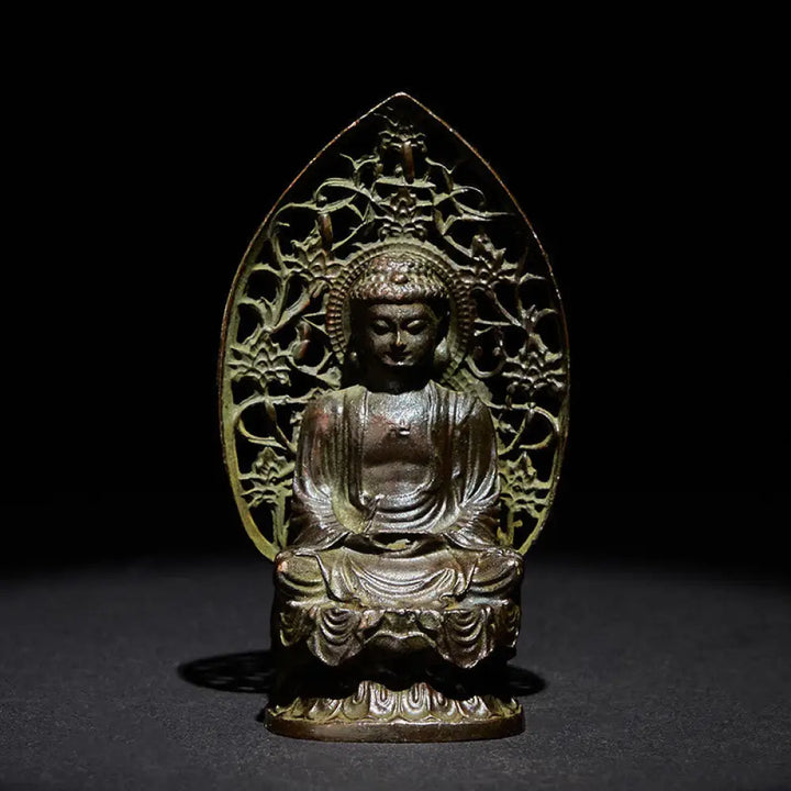 BWOOOH handcrafted Buddha statue - Tathagata Buddha Alloy Statue Zen H