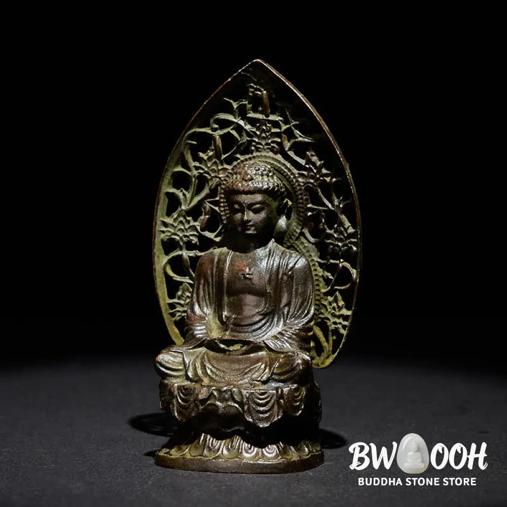 BWOOOH handcrafted Buddha statue - Tathagata Buddha Alloy Statue Zen H