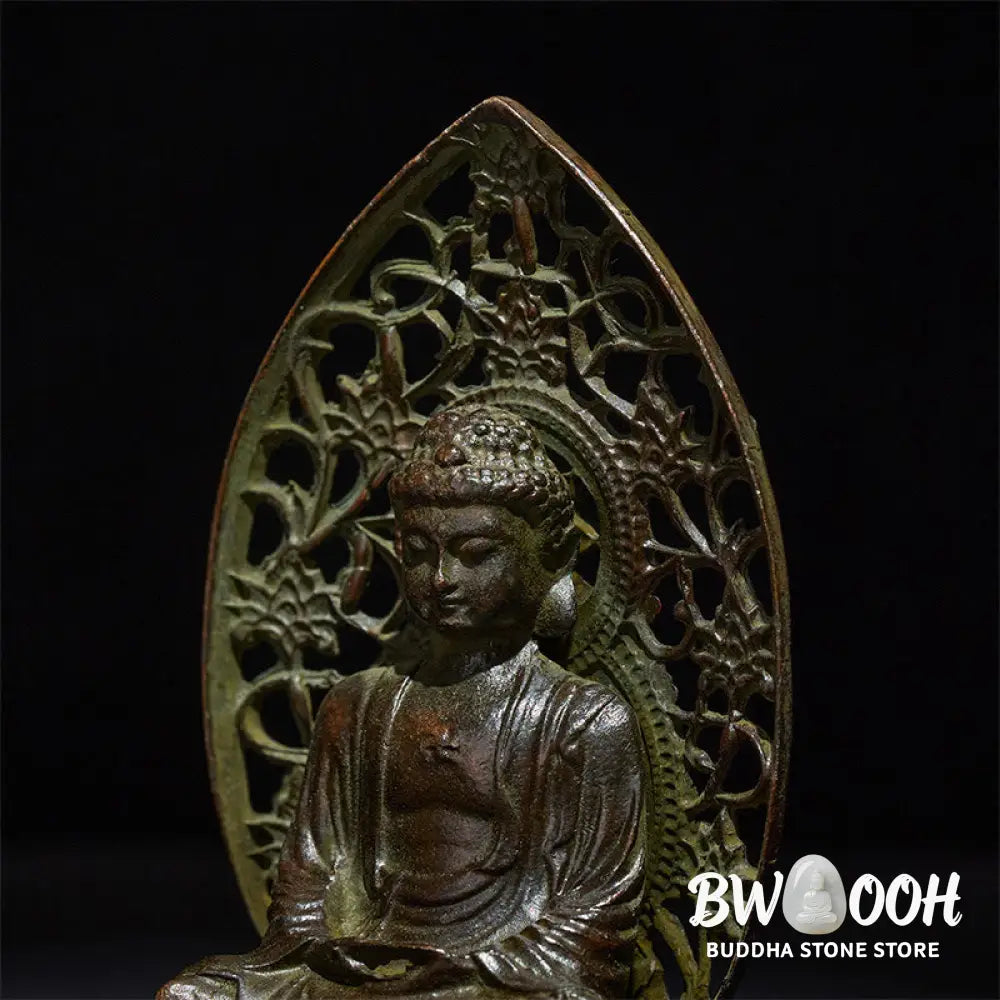BWOOOH handcrafted Buddha statue - Tathagata Buddha Alloy Statue Zen H