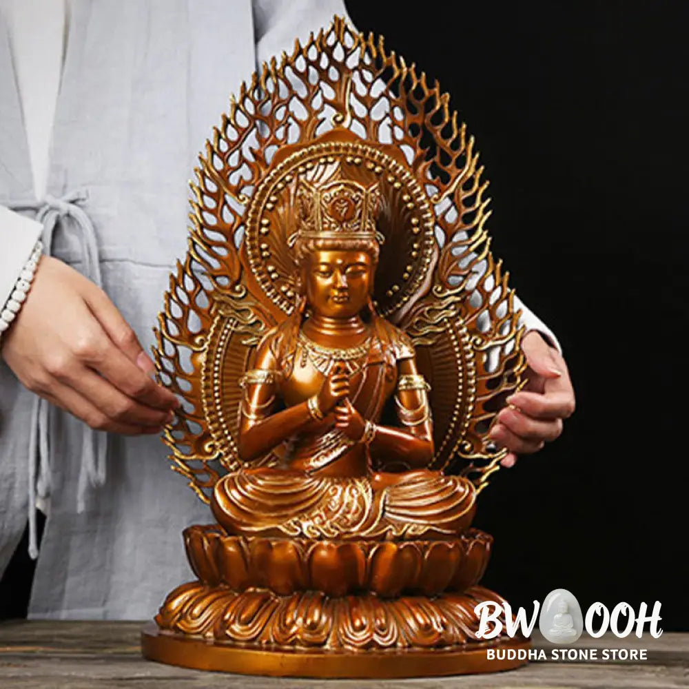 BWOOOH copper Buddha statue - Tathagata Buddha Figurine Serenity 