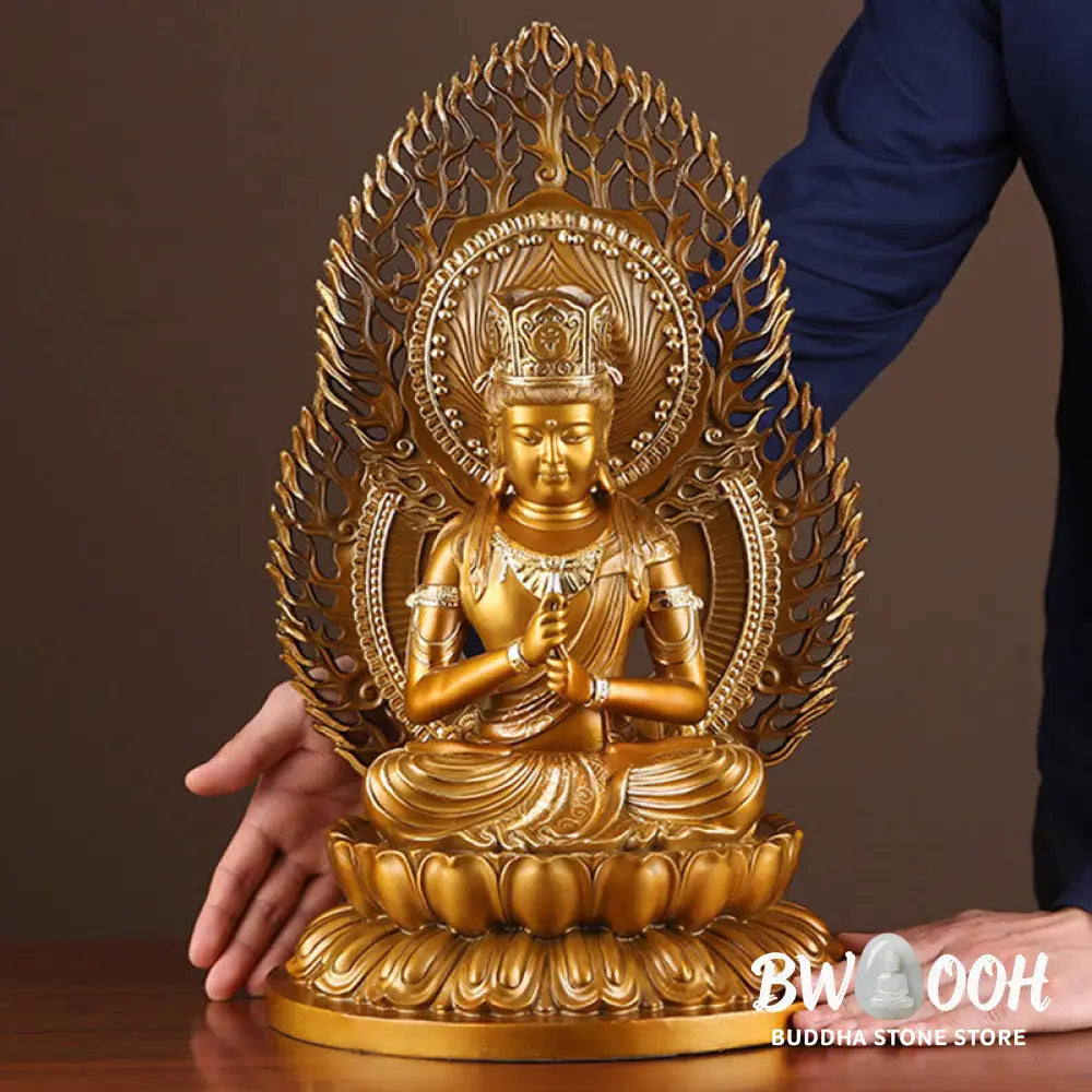 BWOOOH copper Buddha statue - Tathagata Buddha Figurine Serenity 