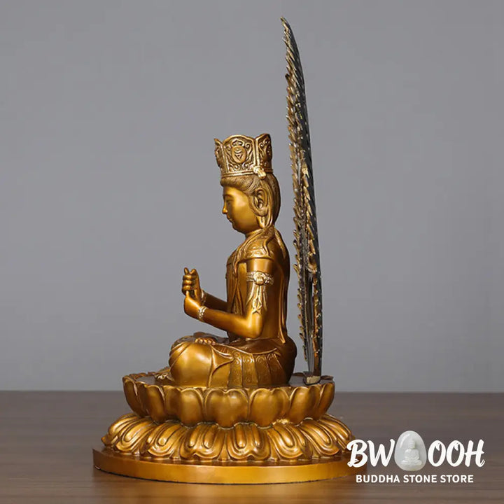 BWOOOH copper Buddha statue - Tathagata Buddha Figurine Serenity 
