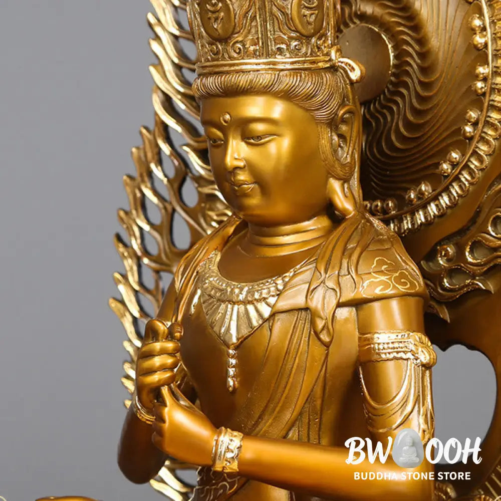 BWOOOH copper Buddha statue - Tathagata Buddha Figurine Serenity 