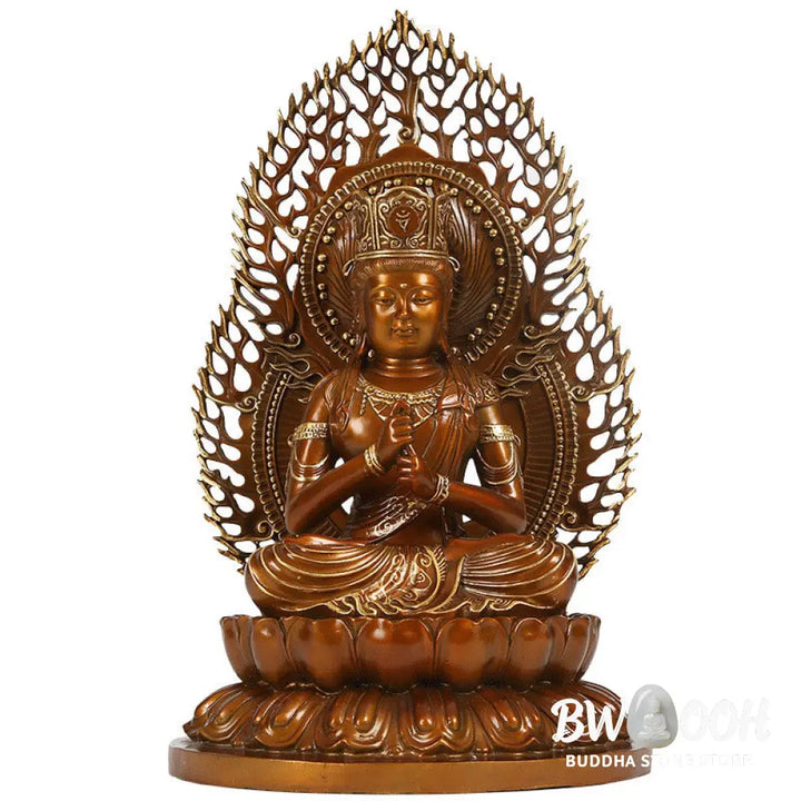 BWOOOH copper Buddha statue - Tathagata Buddha Figurine Serenity 