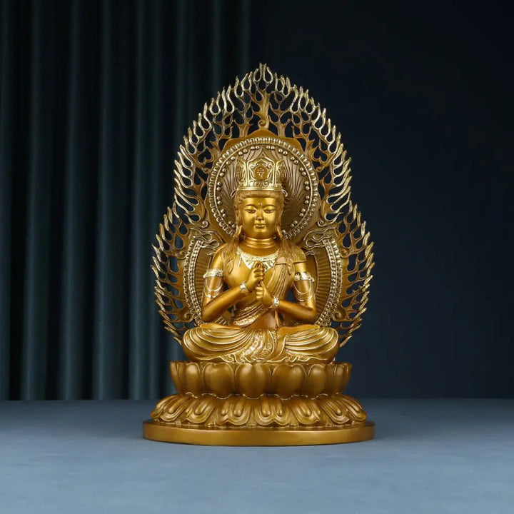 BWOOOH copper Buddha statue - Tathagata Buddha Figurine Serenity 