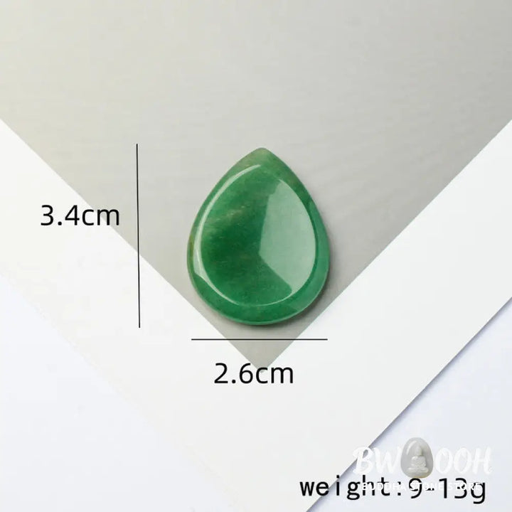 Buddha Stones Teardrop Shape Worry Stone Protection Crystal Decor 34*26*7.8cm - Crystal &amp; Stone Decor