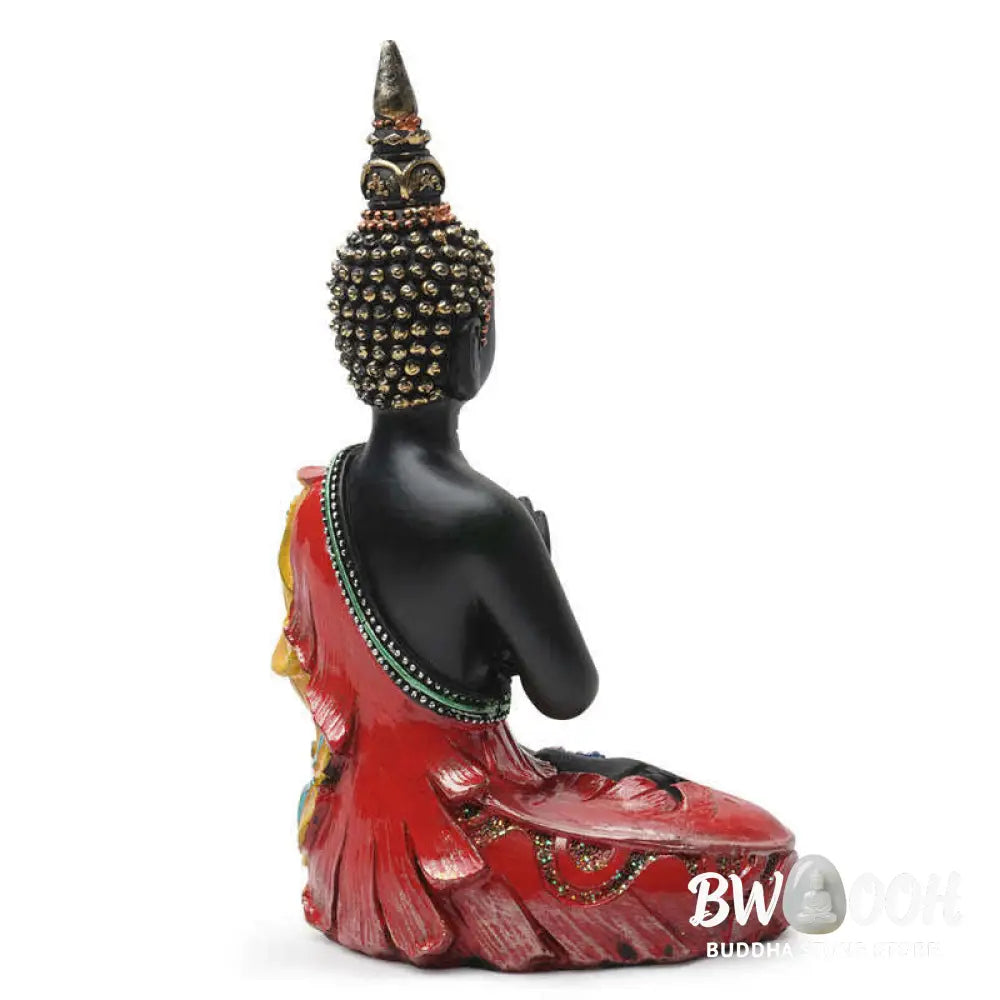 BWOOOH Thai Buddha Serenity Resin Statue Decoration - 12*7.5*18cm - Decorations