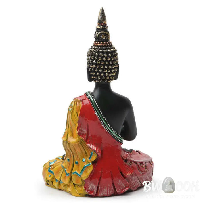 BWOOOH Thai Buddha Serenity Resin Statue Decoration - 12*7.5*18cm - Decorations