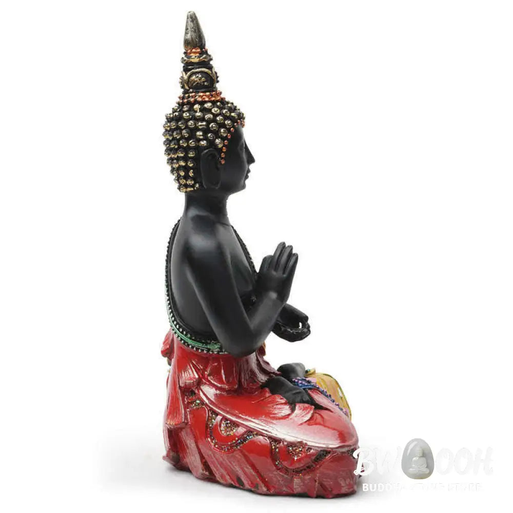 BWOOOH Thai Buddha Serenity Resin Statue Decoration - 12*7.5*18cm - Decorations