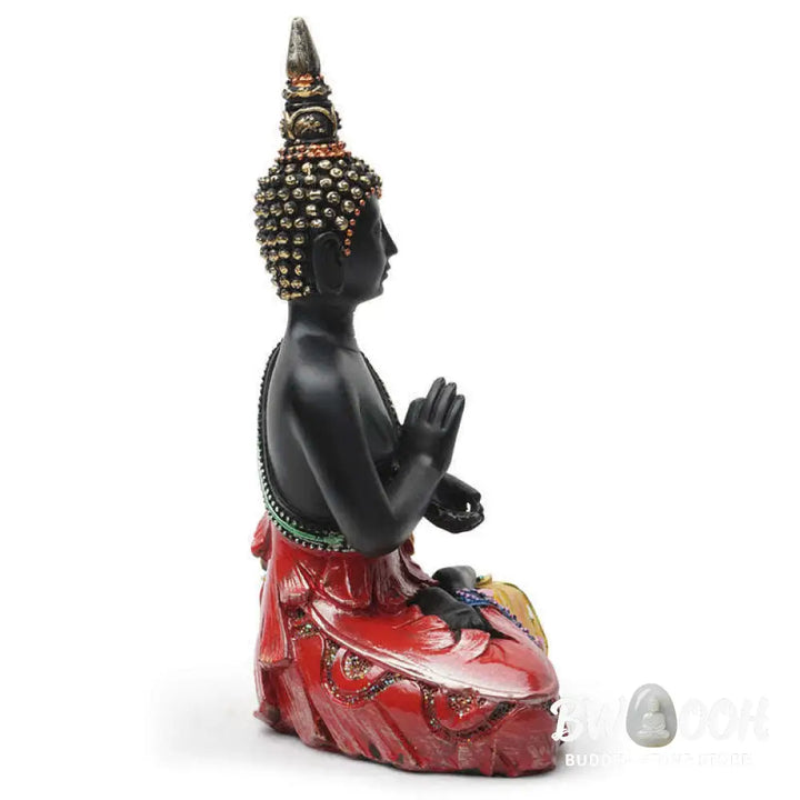 BWOOOH Thai Buddha Serenity Resin Statue Decoration - 12*7.5*18cm - Decorations