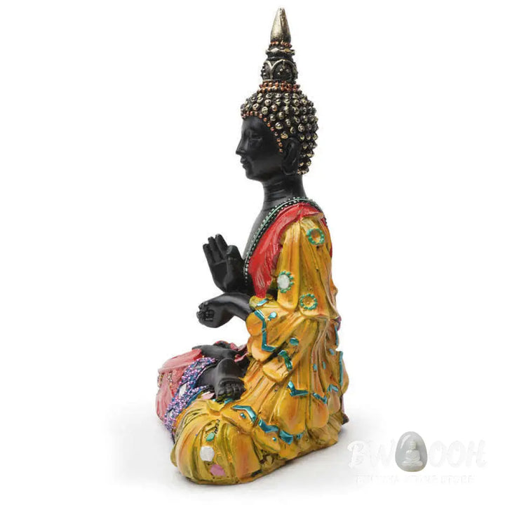 BWOOOH Thai Buddha Serenity Resin Statue Decoration - 12*7.5*18cm - Decorations