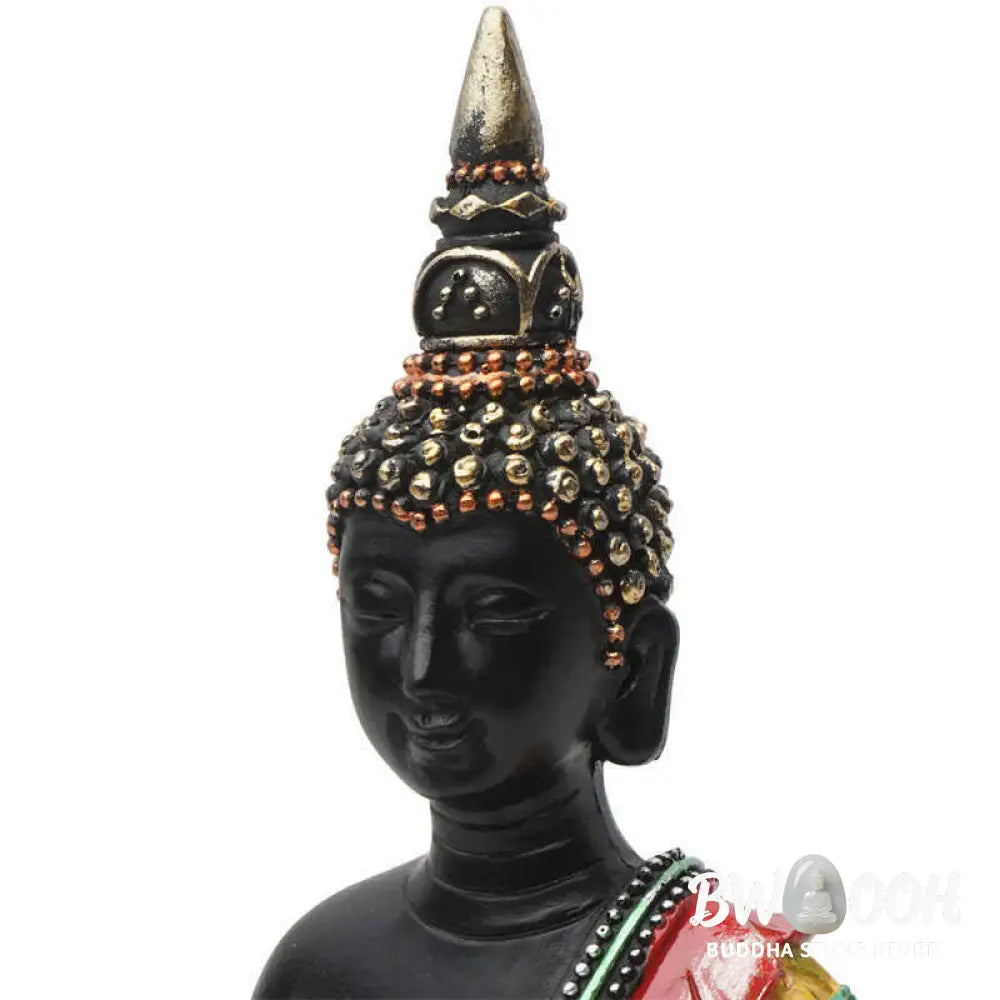 BWOOOH Thai Buddha Serenity Resin Statue Decoration - 12*7.5*18cm - Decorations