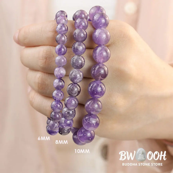 Buddha Stones The Amethyst Purification Bracelet - BWOOOH - Bracelet