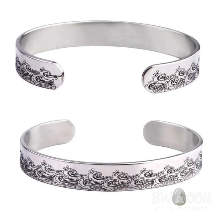 Buddha Stones The Day I Lost You Memorial Harmony Bracelet Bangle - BWOOOH - Bracelet Bangle