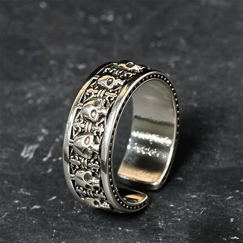 BWOOOH The Lord Of The Corpse Forest Copper Skull New Beginning Ring — Copper spiritual jewelry for spiritual healing and ...
