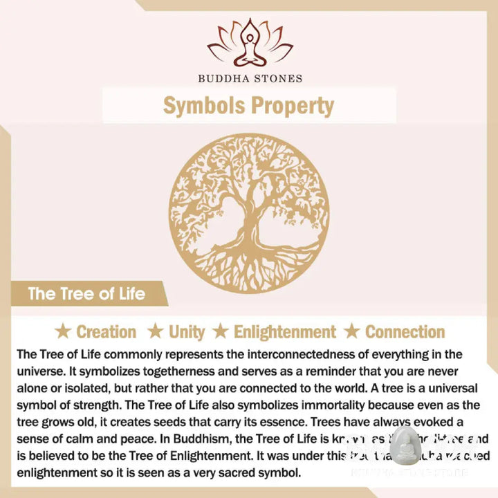 Buddha Stones The Tree Of Life Titanium Steel Creation Necklace Pendant - BWOOOH - Necklaces &amp; Pendants