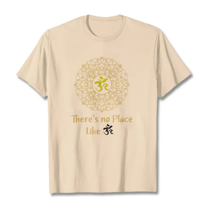 Buddha Stones There Is No Place Like Lotus Tee T-shirt - Bisque / S - T-Shirts