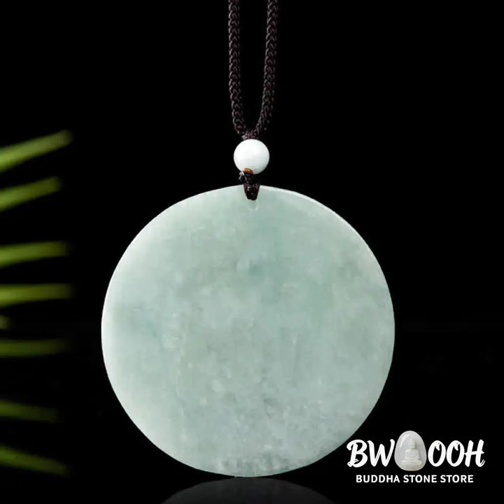 Buddha Stones Thousand-Hand Kwan Yin Avalokitesvara Jade Blessing String Necklace Pendant - BWOOOH - Jade (Prosperity ♥