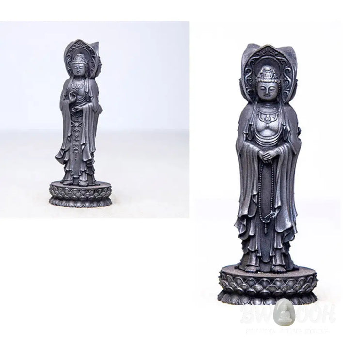 BWOOOH resin Kwan Yin statue - Three-sided Kwan Yin Avalokitesvara