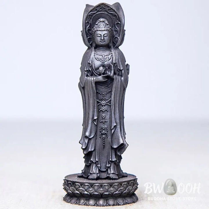 BWOOOH resin Kwan Yin statue - Three-sided Kwan Yin Avalokitesvara