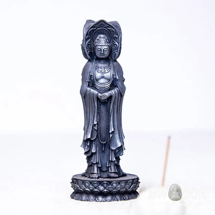 BWOOOH resin Kwan Yin statue - Three-sided Kwan Yin Avalokitesvara
