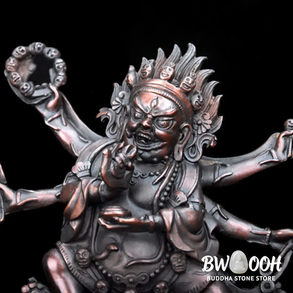 BWOOOH copper Bodhisattva statue - Tibet Mahakala Bodhisattva Figurine