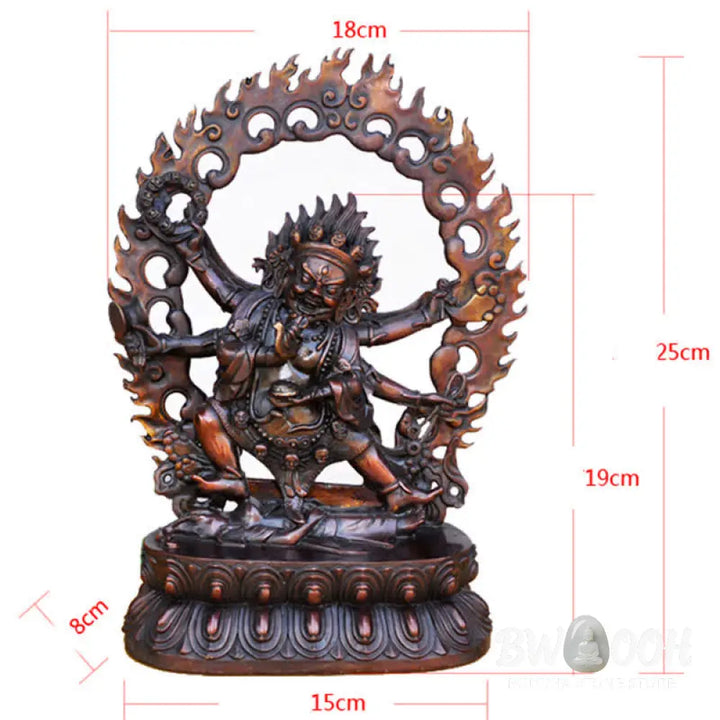 BWOOOH copper Bodhisattva statue - Tibet Mahakala Bodhisattva Figurine