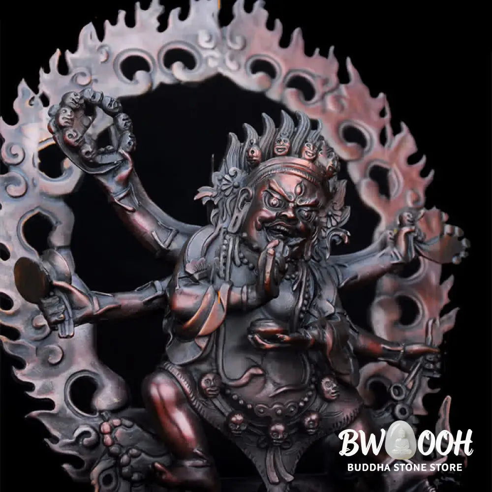 BWOOOH copper Bodhisattva statue - Tibet Mahakala Bodhisattva Figurine