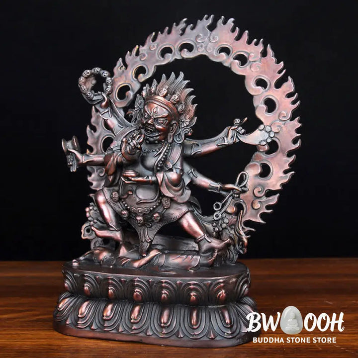BWOOOH copper Bodhisattva statue - Tibet Mahakala Bodhisattva Figurine