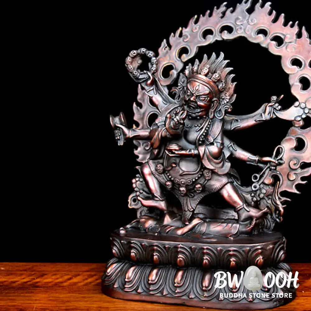 BWOOOH copper Bodhisattva statue - Tibet Mahakala Bodhisattva Figurine