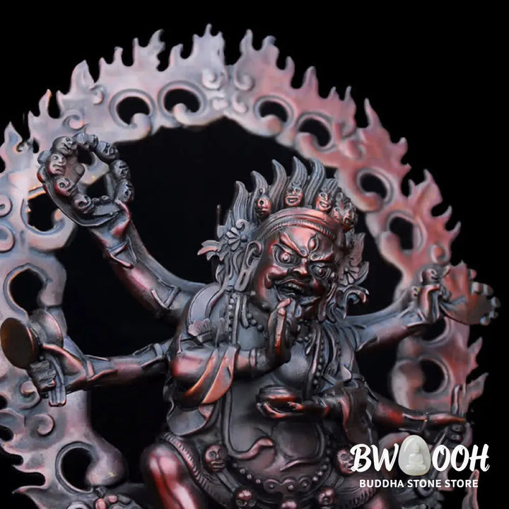 BWOOOH copper Bodhisattva statue - Tibet Mahakala Bodhisattva Figurine