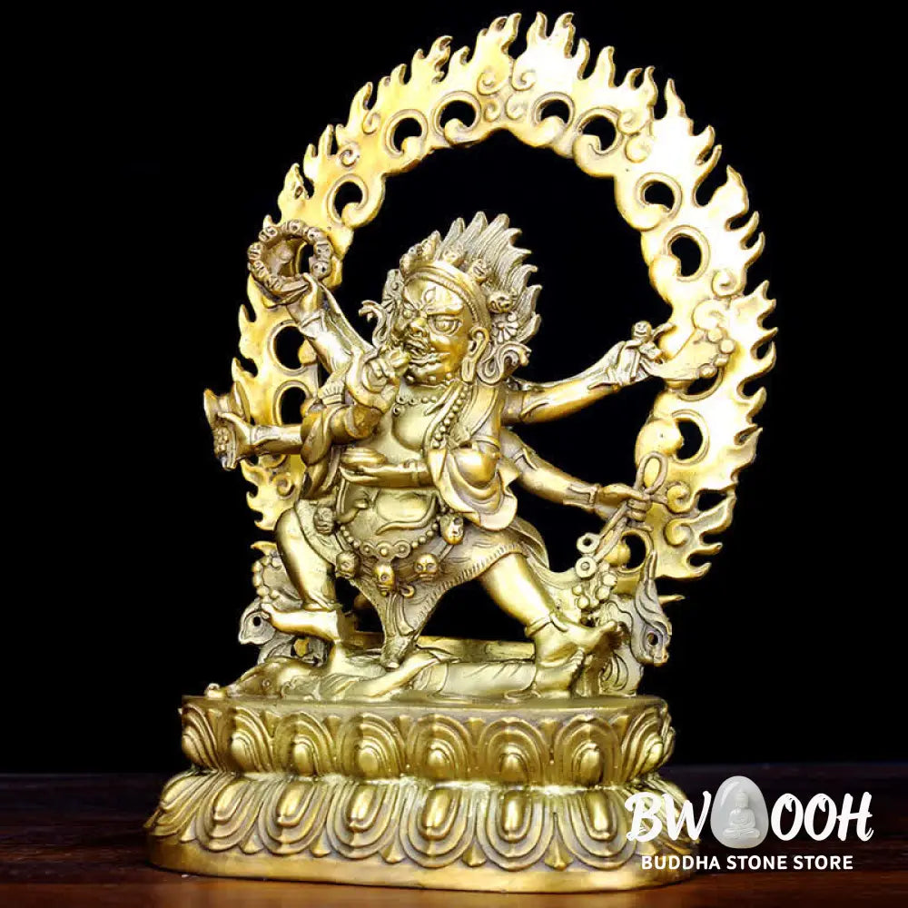 BWOOOH copper Bodhisattva statue - Tibet Mahakala Bodhisattva Figurine