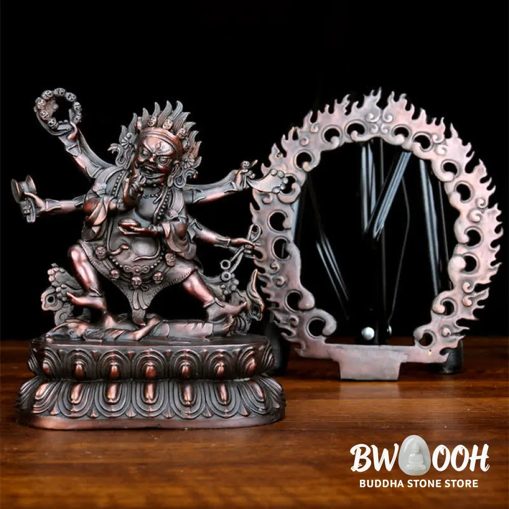 BWOOOH copper Bodhisattva statue - Tibet Mahakala Bodhisattva Figurine