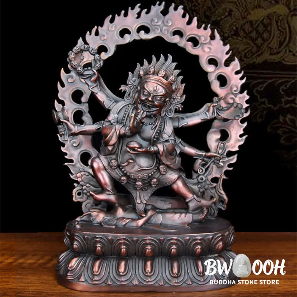 BWOOOH copper Bodhisattva statue - Tibet Mahakala Bodhisattva Figurine