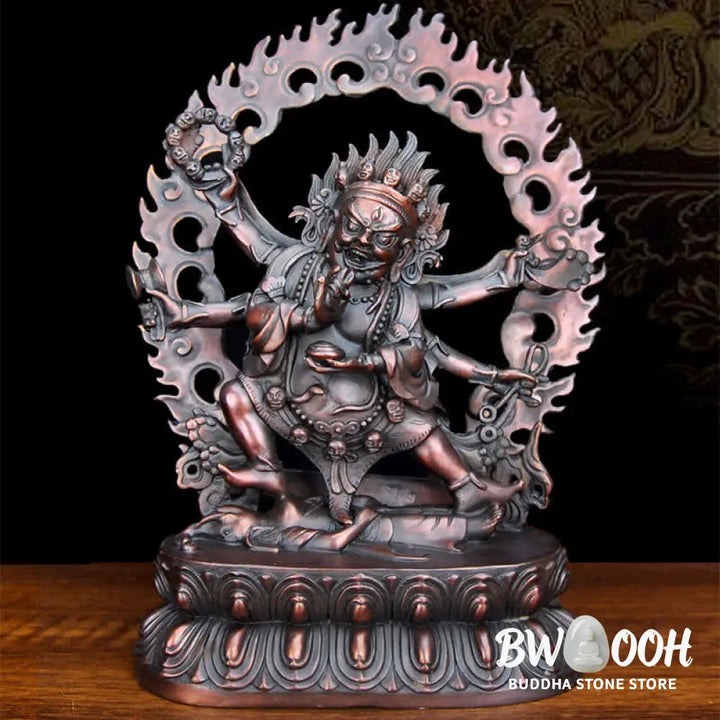 BWOOOH copper Bodhisattva statue - Tibet Mahakala Bodhisattva Figurine