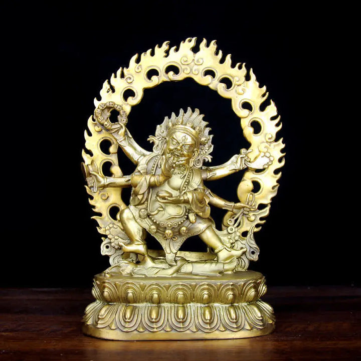 BWOOOH copper Bodhisattva statue - Tibet Mahakala Bodhisattva Figurine