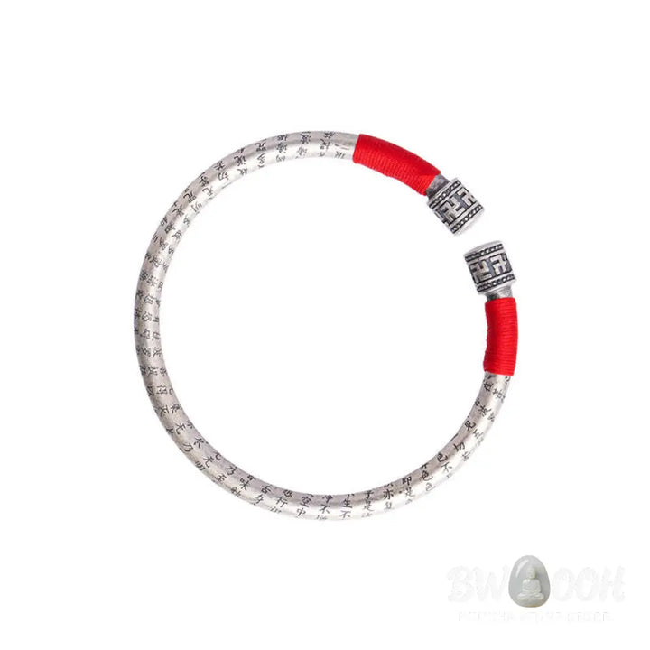 Buddha Stones Tibet Om Mani Padme Hum Luck Red String Bracelet Bangle - BWOOOH - Red - Bracelet Bangle