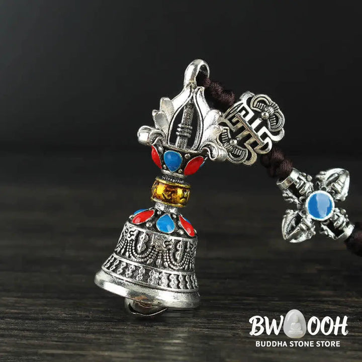 BWOOOH Tibet Om Mani Padme Hum Vajra Dorje Spiritual Car Hanging Decoration - Car Hanging Decoration