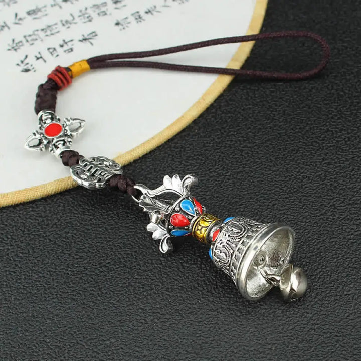 BWOOOH Tibet Om Mani Padme Hum Vajra Dorje Spiritual Car Hanging Decoration - Car Hanging Decoration