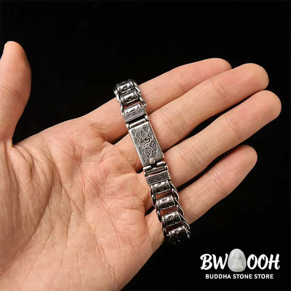 BWOOOH Tibetan Auspicious Clouds Copper Om Mani Padme Hum